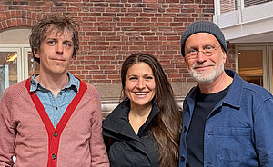 Henrik Andersson, Melina Tsapos och Lars Mogensen. Foto.