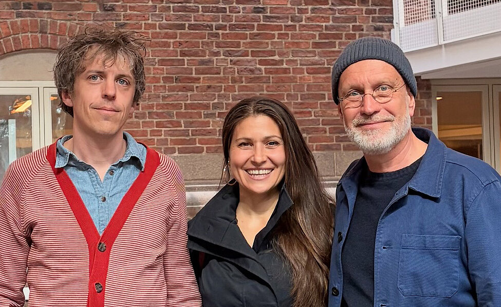 Henrik Andersson, Melina Tsapos och Lars Mogensen. Foto.