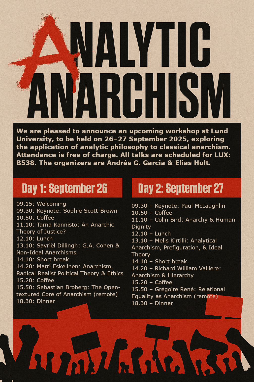 Poster för Analytic Anarchism.