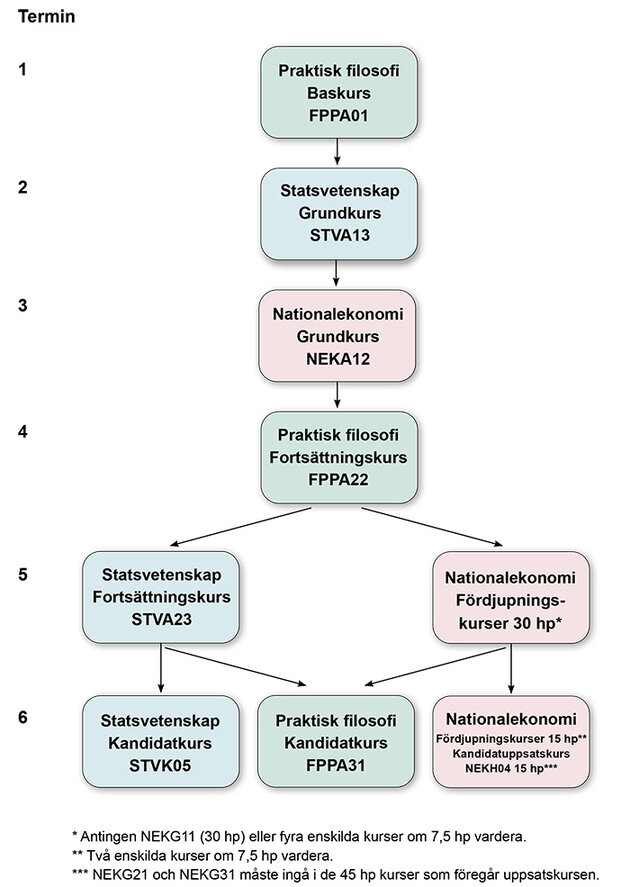 Programstruktur PPE-programmet, illustration.