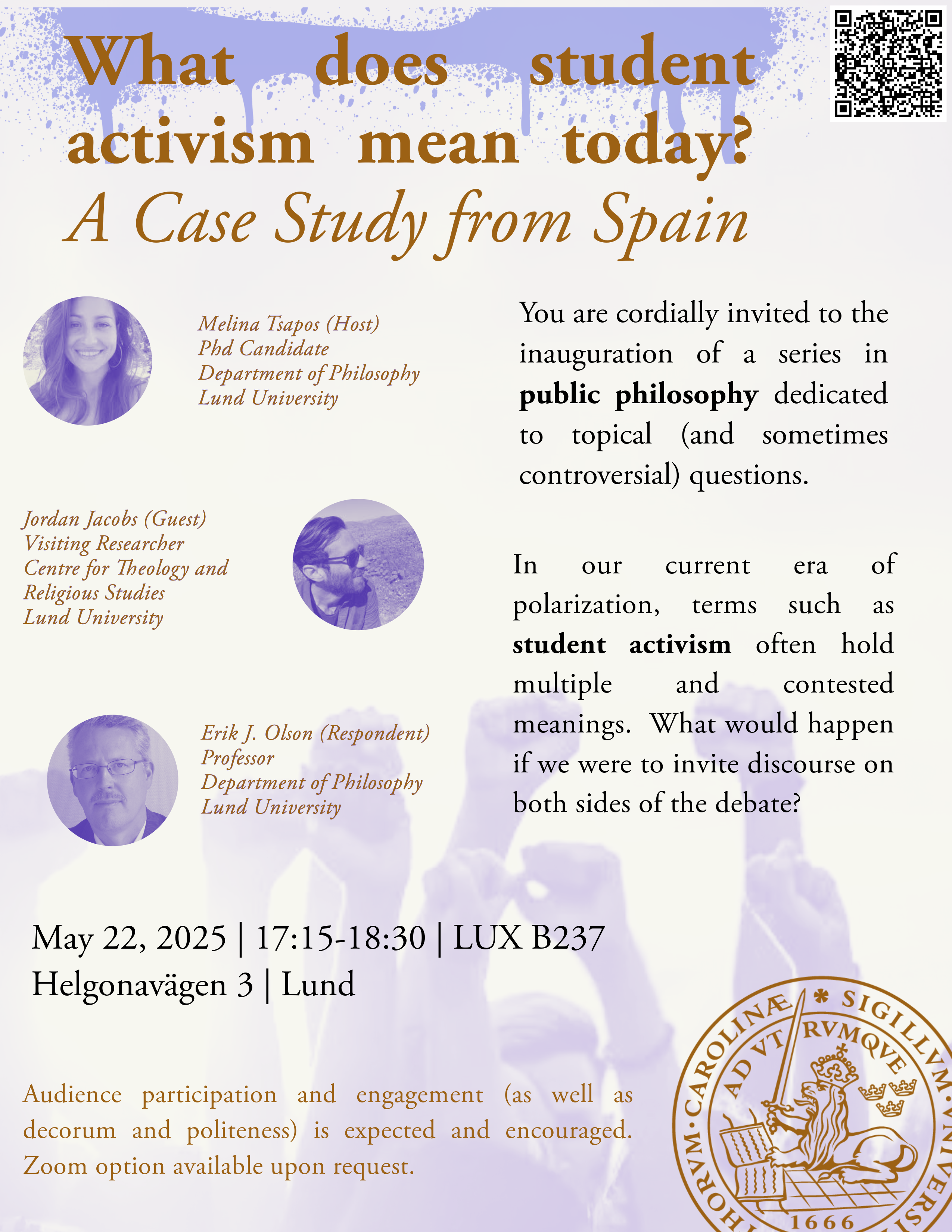 Flyer 22 May